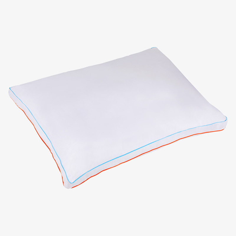 Home Bed Pillows White Hotel 233TC Baumwollkissen Superflauschiger Zwickel mit Paspelierung in verschiedenen Farben